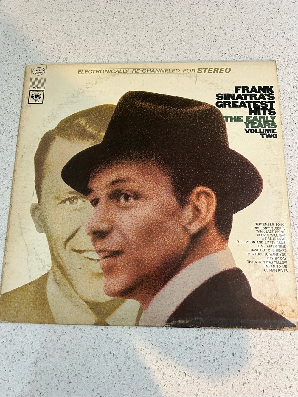 Frank Sinatra Greatest Hits uVinyl Album - Brown Cover and Record